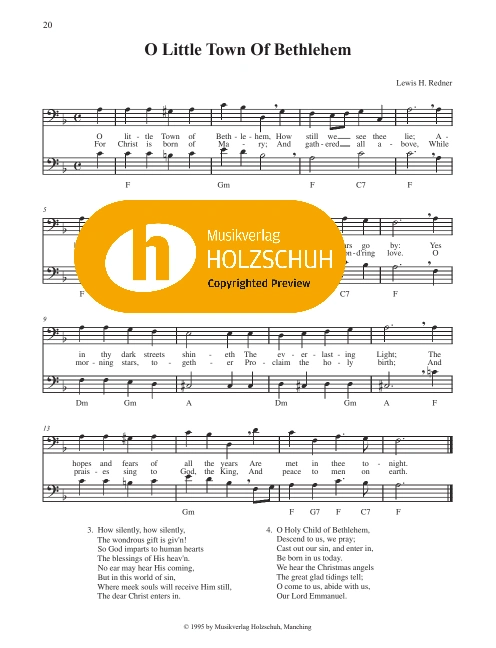 O Little Town Of Bethlehem